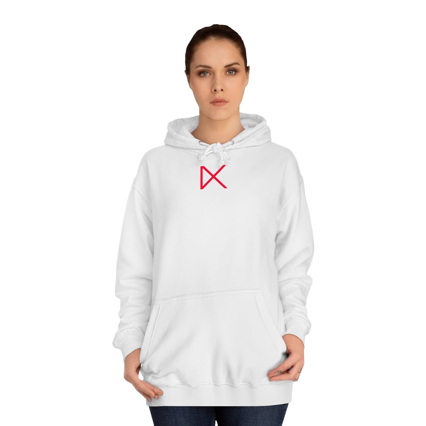Unisex Red Logo Hoodie