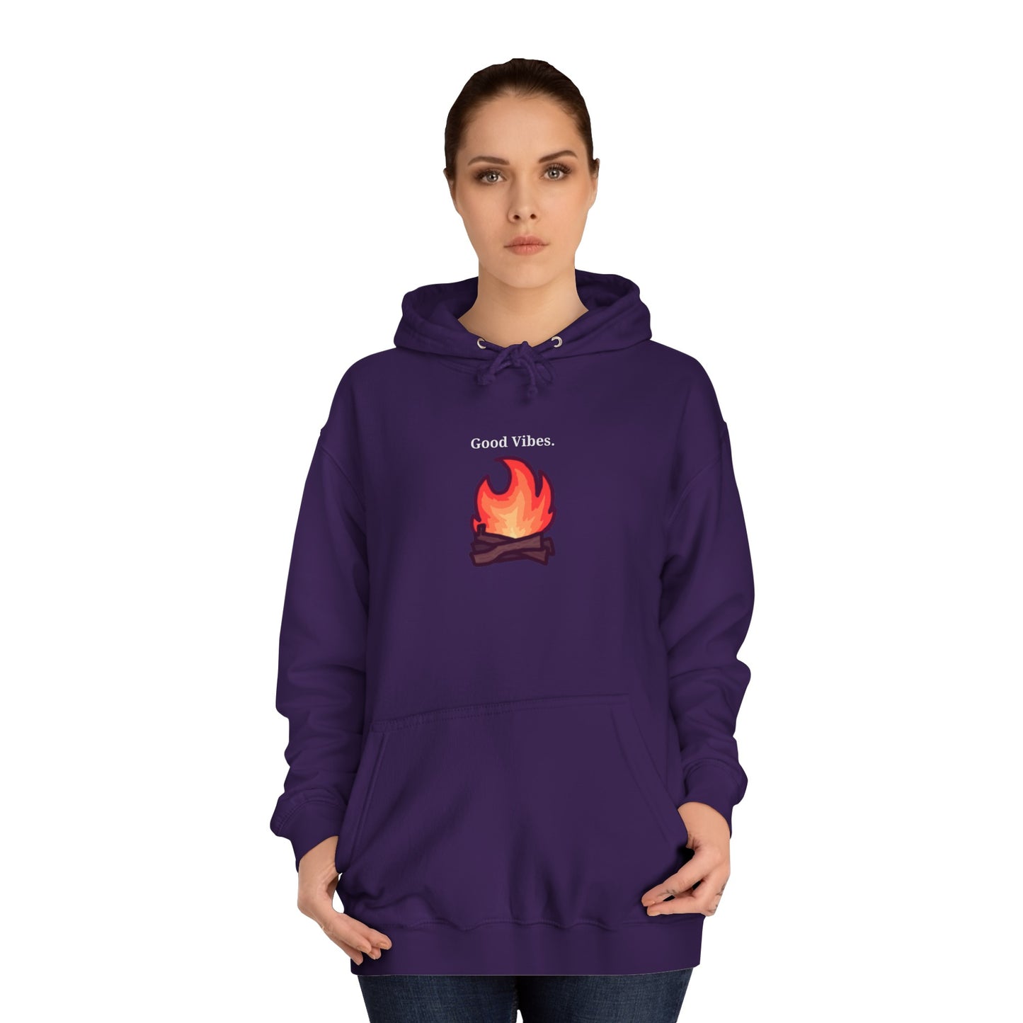 Good Vibes Campfire Unisex Pullover Hoodie