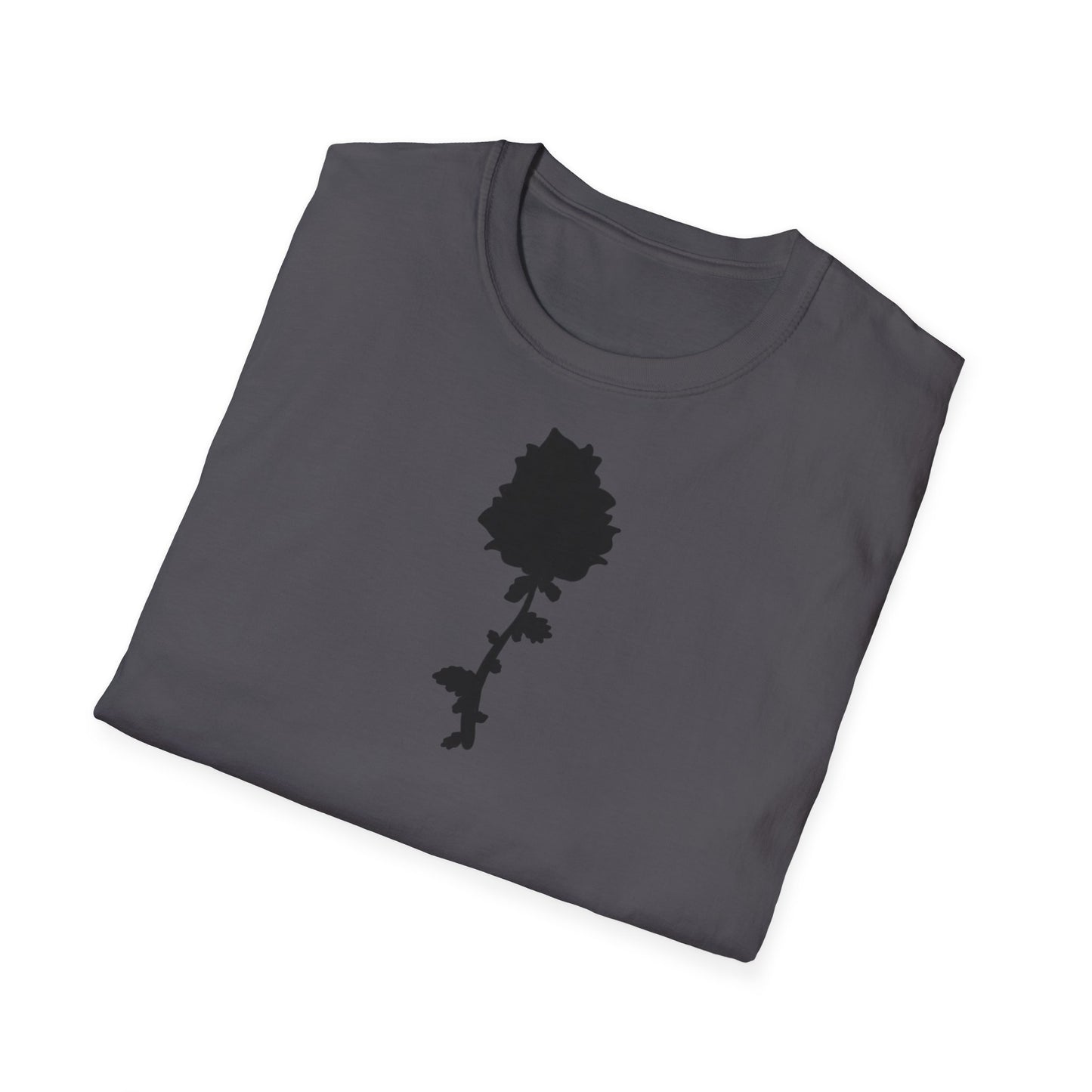 Unisex Black Rose T-Shirt