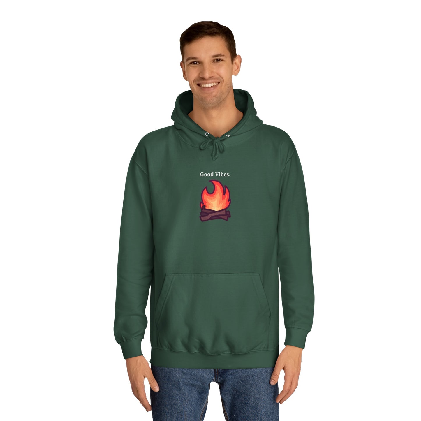 Good Vibes Campfire Unisex Pullover Hoodie