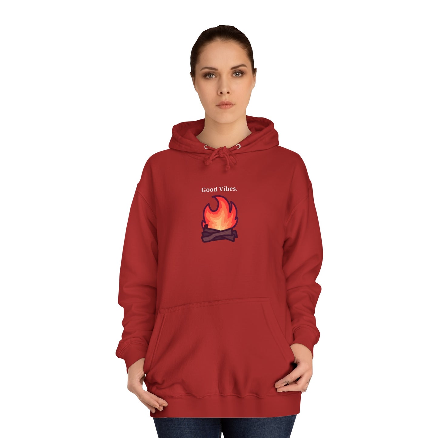 Good Vibes Campfire Unisex Pullover Hoodie