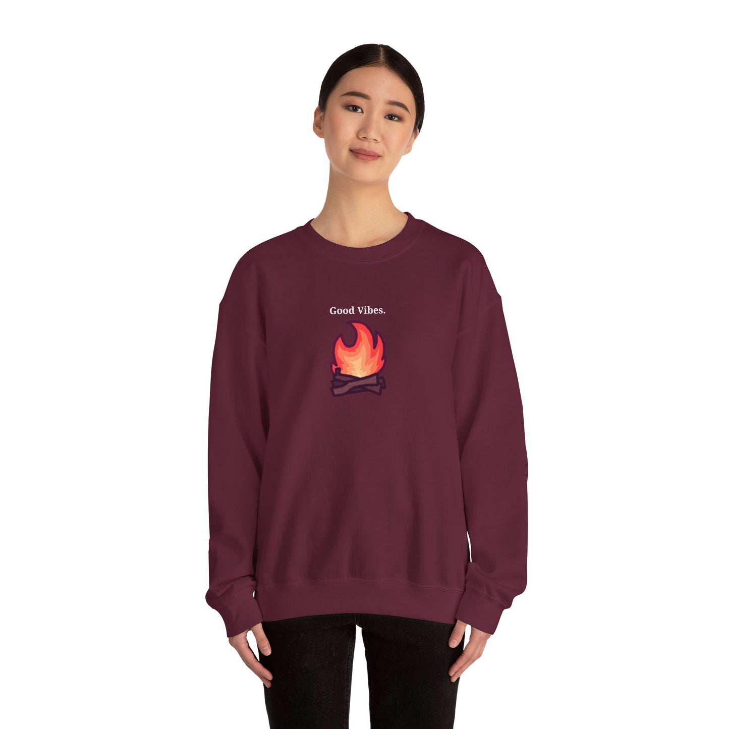 Good Vibes Campfire Unisex Jumper