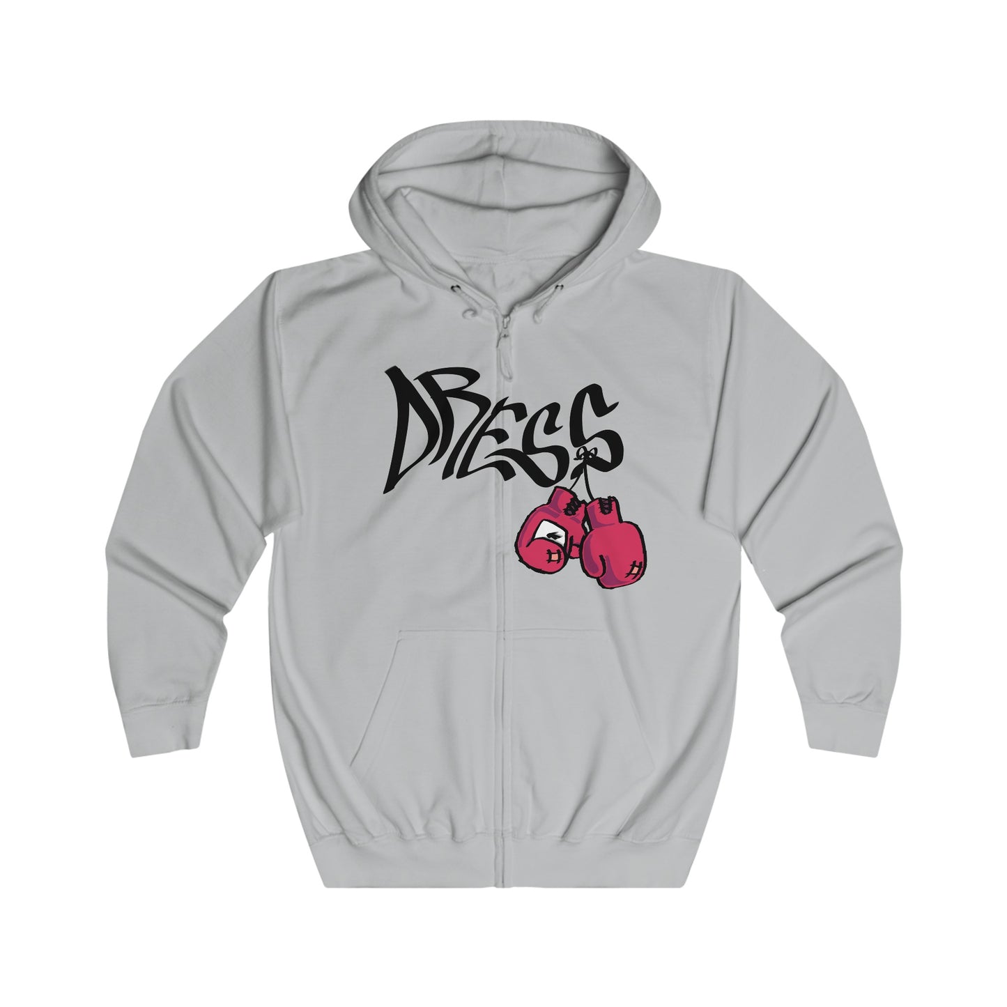 Unisex Boxing Full Zip Hoodie