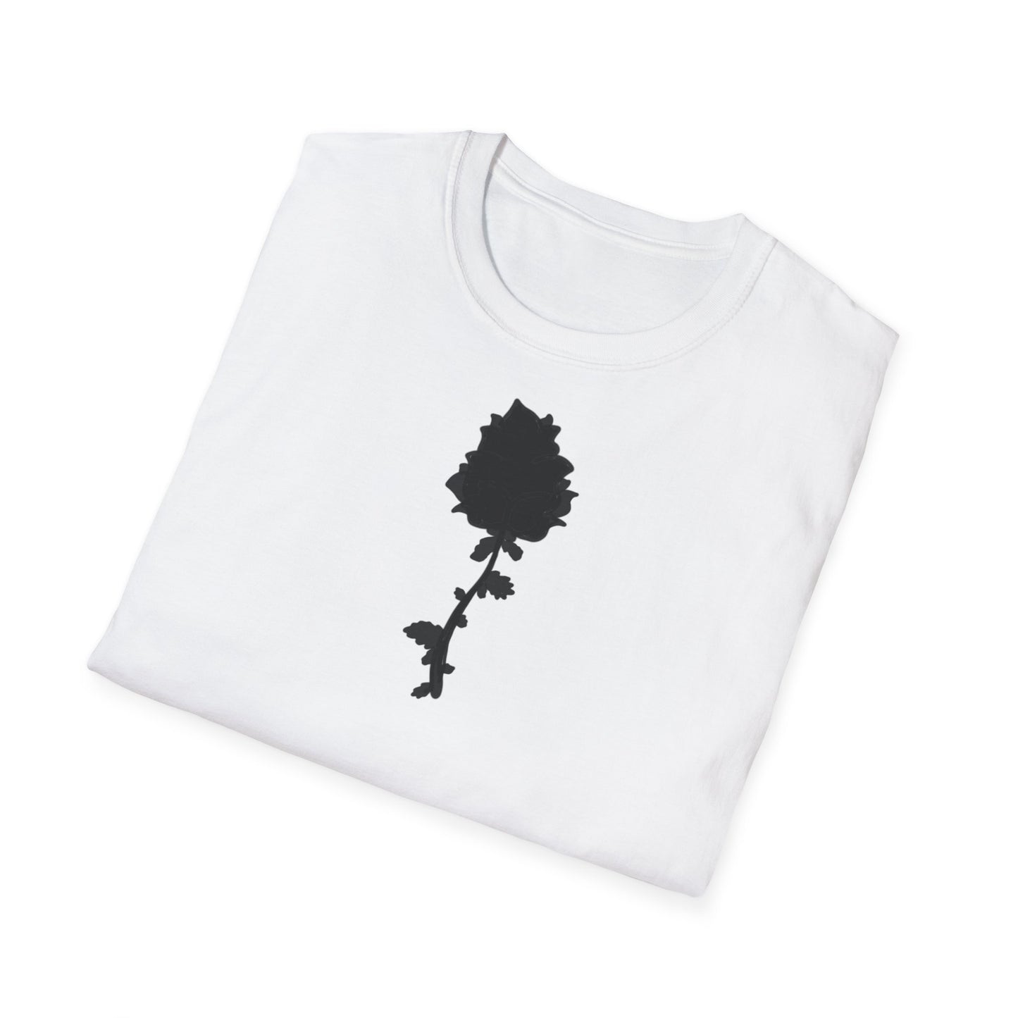 Unisex Black Rose T-Shirt