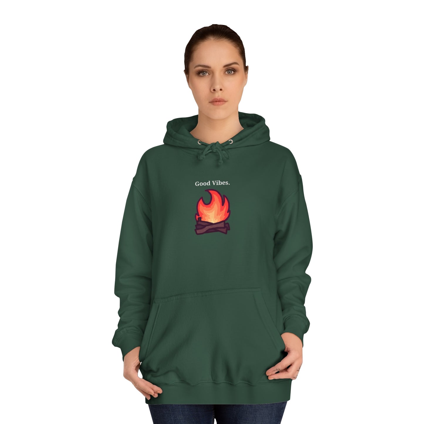 Good Vibes Campfire Unisex Pullover Hoodie