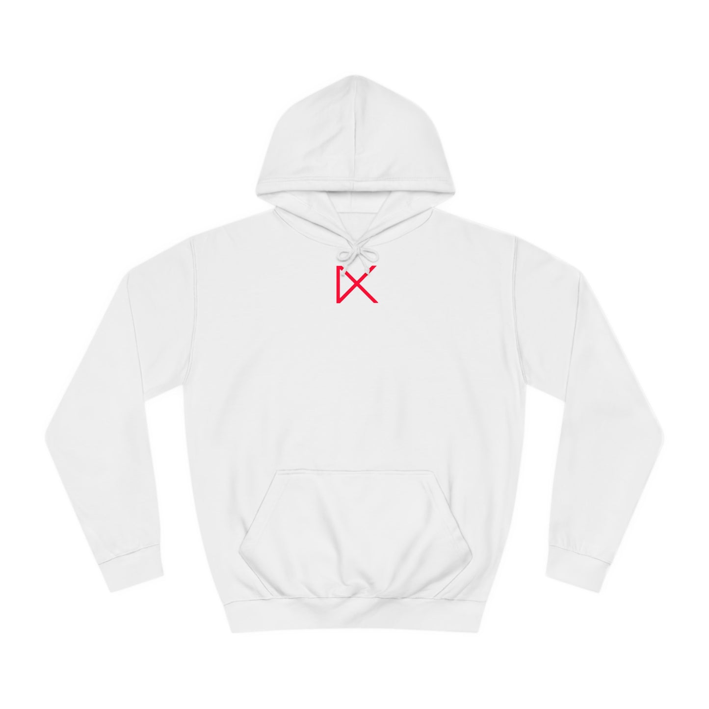 Unisex Red Logo Hoodie