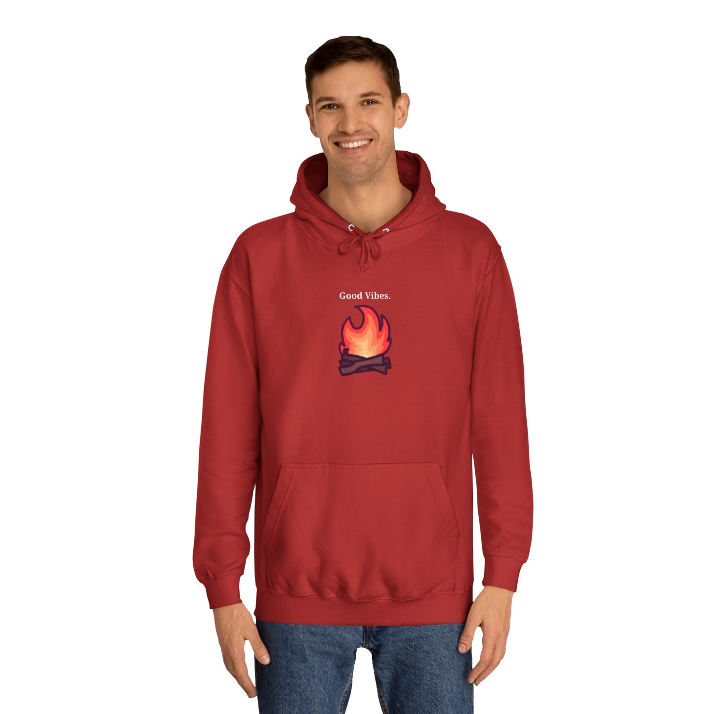 Good Vibes Campfire Unisex Pullover Hoodie