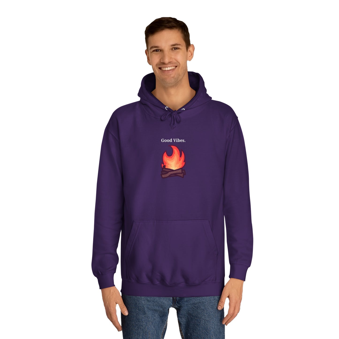 Good Vibes Campfire Unisex Pullover Hoodie