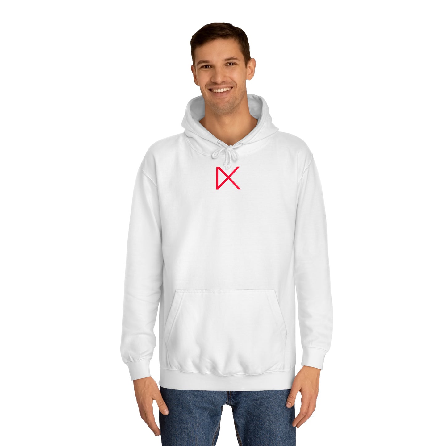 Unisex Red Logo Hoodie