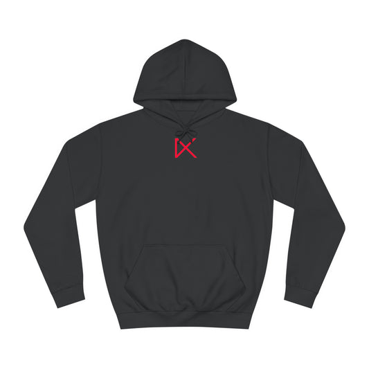 Unisex Red Logo Hoodie